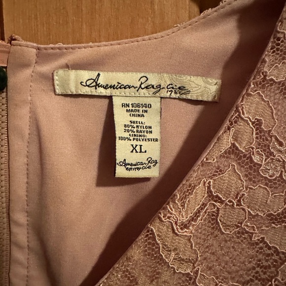 Blush lace dress size XL - Picture 2 of 2